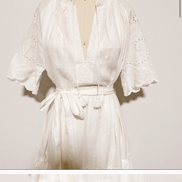 Spell & The Gypsy Seashell Midi Gown Eyelet Dress - Picture 2 of 8